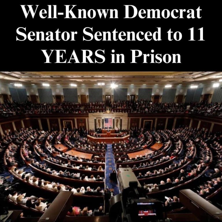 Well-Known U.S. Politician Sentenced to 11 Years in Prison Following Corruption Conviction