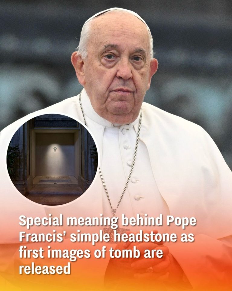 The Meaning Behind Pope Francis’ Simple Headstone: First Images of His Tomb Revealed