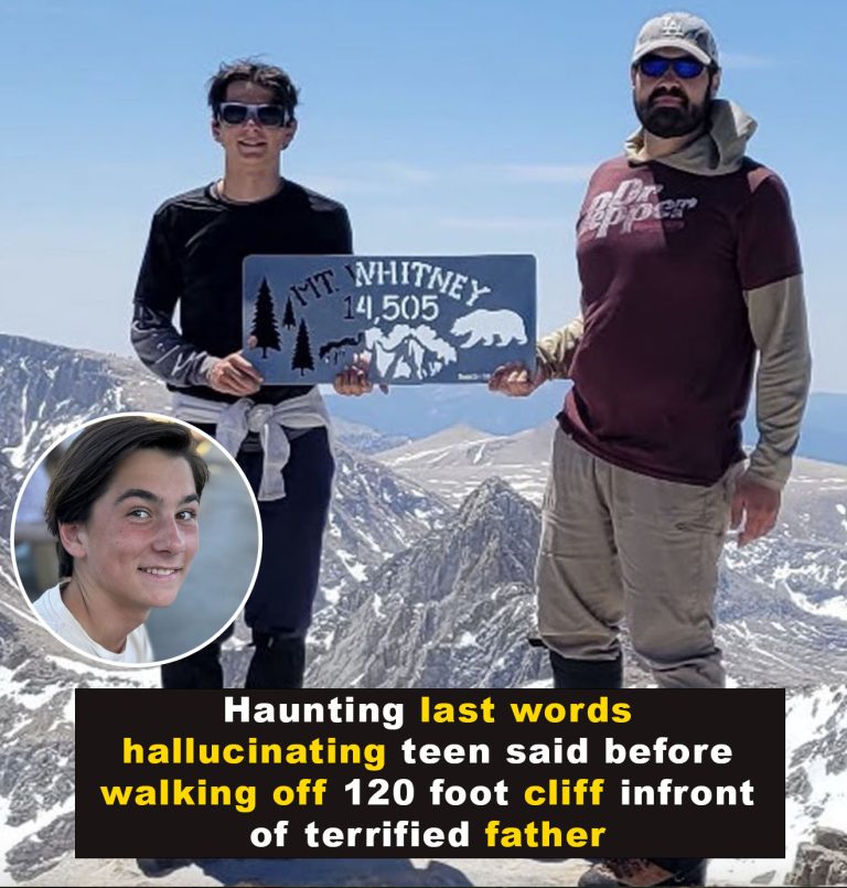 Hallucinating teen plunges off 120-foot cliff – haunting last words
