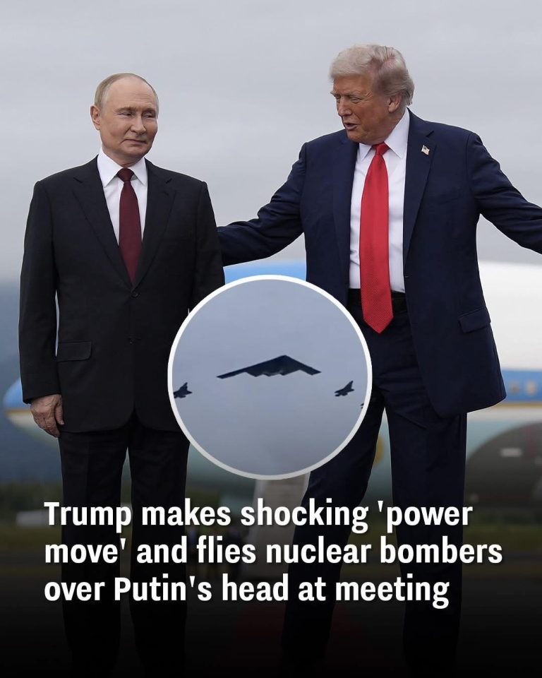 Trump Sends Nuclear-Capable Bombers Over Putin’s Arrival in Alaska
